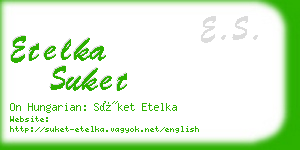 etelka suket business card